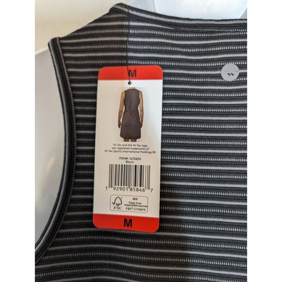 Hi Tec Sleeveless Sports Ladies Dress With Side Zipper Size M NEW - Picture 5 of 9